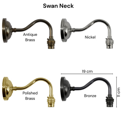 Swan neck dimensions