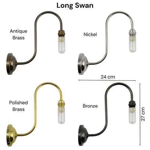Hythe Small Clear Glass Shade Bathroom Wall Light
