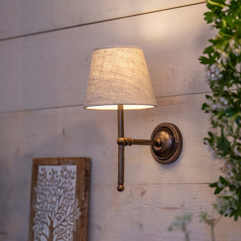 Finberry Natural Linen Fabric Shade Only