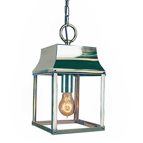 STRATHMORE IP22 Small Hanging Lantern in Nickel