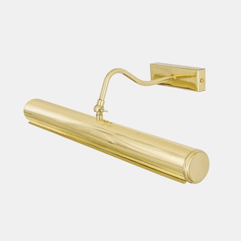 TRADITIONAL BRASS 50.5cm Adjustable Picture Light in Polished Brass