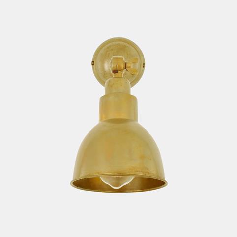 BESPOKE Adjustable Vintage Wall Light in Satin Brass