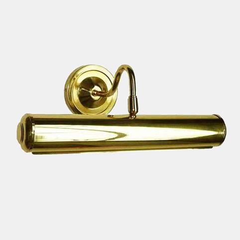 SOLID BRASS Adjustable 35.5cm Picture Light Wall Light in Polished Brass