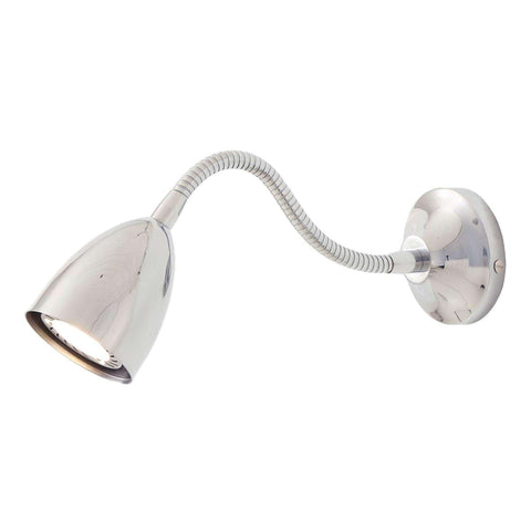 Huxley Adjustable Bedside Reading Light sleek metallic wall-mounted flexible gooseneck lamp for bedroom and study