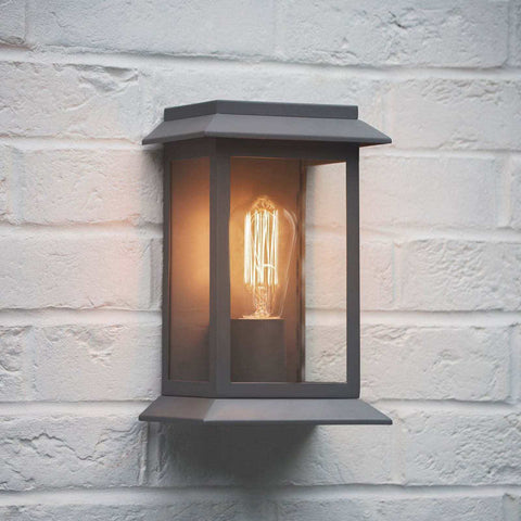 Porch Outdoor Wall Lights lantern on brick wall