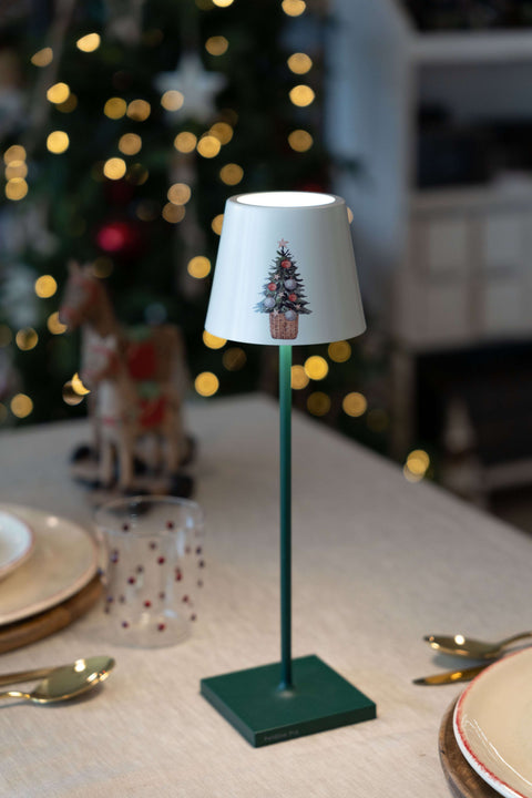 Poldina Metal Cover Christmas Edition – White Christmas Tree