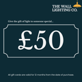 E-Gift Voucher from The Wall Lighting Company