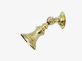 Polished brass finish swatch for Accra Traditional Small Brass Spotlight, displaying a bright reflective gold-brass surface.