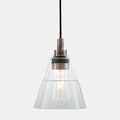 Kairi Bathroom Pendant Light Antique Silver IP65