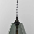 Rye Medium Smoked Glass bathroom pendant light with handcrafted smoked glass shade and modern minimalist design