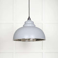 Brampton Hammered Nickel Pendant Light with hammered nickel finish domed ceiling light modern British design