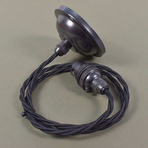 Joosh Natural Crochet Pendant Light - medium flex