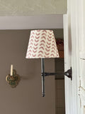Handmade custom fabric lampshades made in the UK with bespoke fabric options and traditional craftsmanship