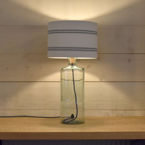 Recycled Glass Tall Table Lamp