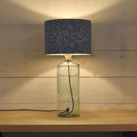 Recycled Glass Tall Table Lamp