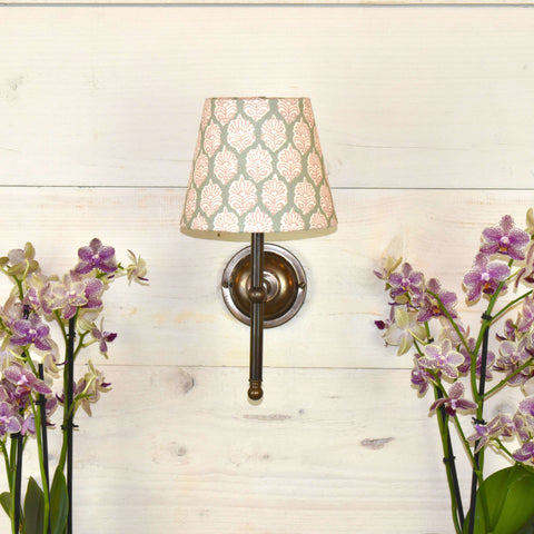 Finberry Natural Linen Fabric Shade Wall Light