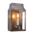 Kingsley Outdoor Wall Lantern small brass porch light with vintage farmhouse design and weather-resistant finish