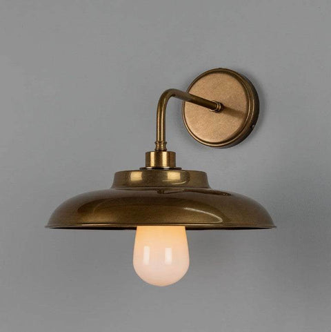 Darya Brass Outdoor Wall Light Antique Brass