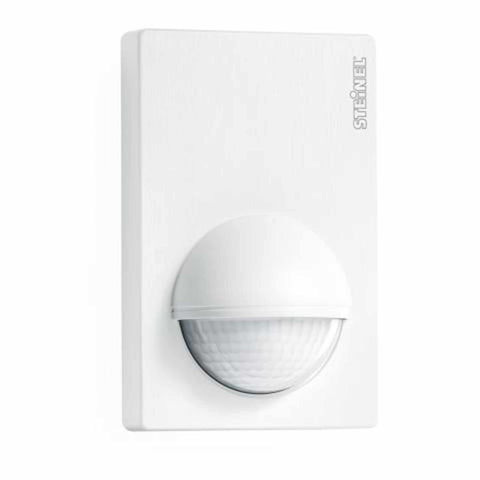 White Steinel IS-180 outdoor motion sensor with PIR detection and sleek modern design