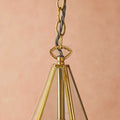 Pooky Stella Star Pendant giant clear glass ceiling light with brass finish