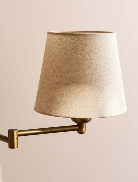 Peartree Extendable Arm Wall Light - Antique Brass