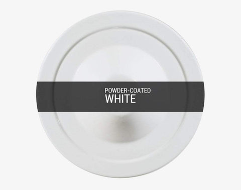 Darya Brass Outdoor Wall Light Powder-Coated White