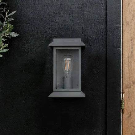 STOURTON WALL LIGHT - STEEL, CARBON