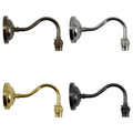 Bodium Clear Glass Shade Wall Light in four finishes: sleek, modern design for stylish interiors.