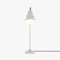 Anglepoise Original 1227 Mini Table Lamp in off white with adjustable arm and pyramid-shaped base for focused lighting