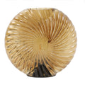 Salcombe Glass Cordless Table Lamp with seashell-inspired amber glass design and soft diffused light