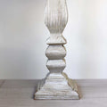Whitwell Wooden Table Lamp antique grey handcrafted wooden base with rustic finish