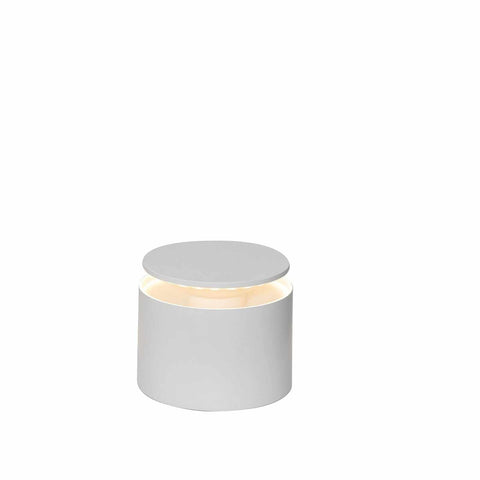 Zafferano Push-up rechargeable table lamp with push-to-release diffuser and warm light