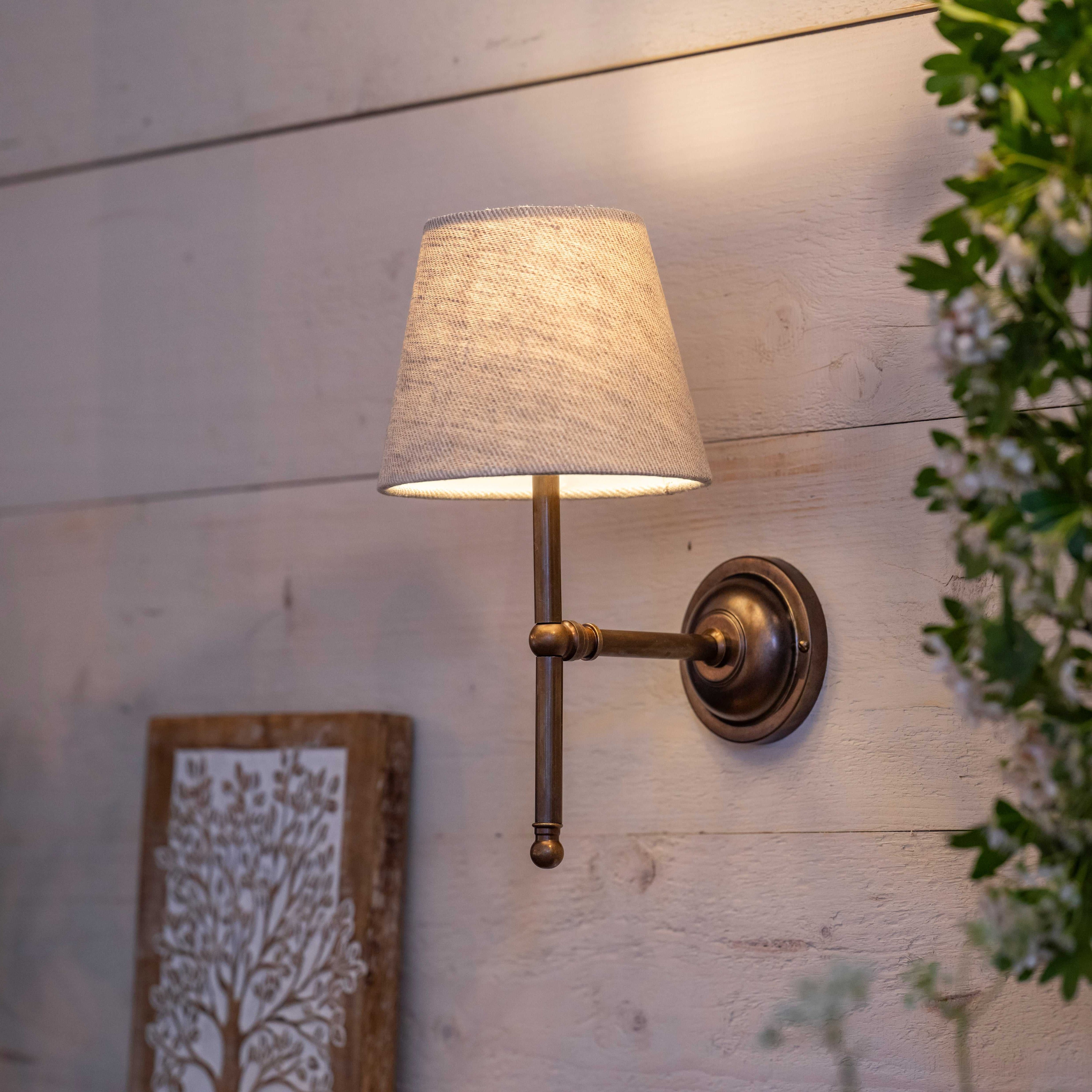 Antique Brass Wall Lights | Elegant Vintage Lighting for Homes & Spaces