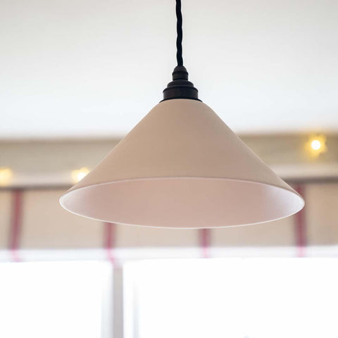 Coolie Ceramic Shade Bathroom Pendant Light