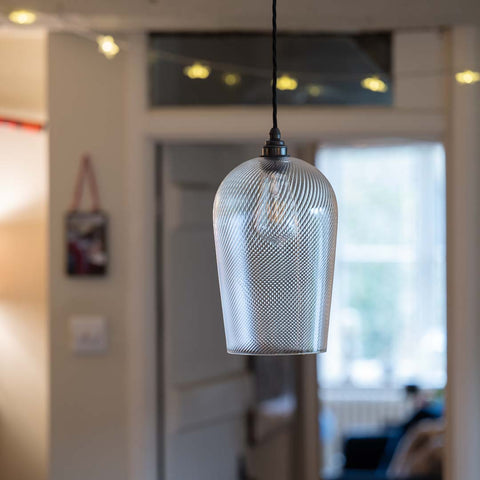 Royal Prismatic Glass Shade Pendant Light
