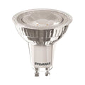SYLVANIA LED GU10 Spot 4.5W dimmable bulb with clear reflector and two-pin base for energy-efficient lighting