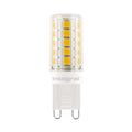 LED G9 360 emitting 2.7W dimmable bulb with 2700K warm white light and 300 lumens brightness