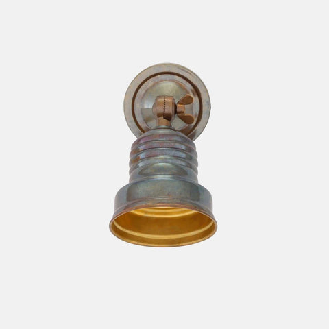 Newell Spot Light adjustable solid brass antique brass wall spotlight