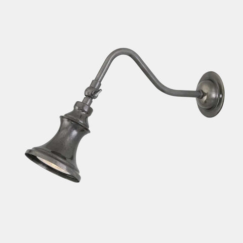 Kent Adjustable Wall Light with classic design, adjustable arm, and spotlight head in a dark finish for flexible home lighting.