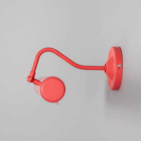 Coloured Dublin Picture Light 35.5cm red brass wall-mounted adjustable picture light with minimalist design