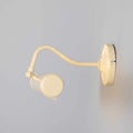 Coloured Dublin Picture Light 35.5cm solid brass adjustable wall light in cream finish