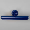 Coloured Dublin Picture Light solid brass wall-mounted blue picture light with adjustable head