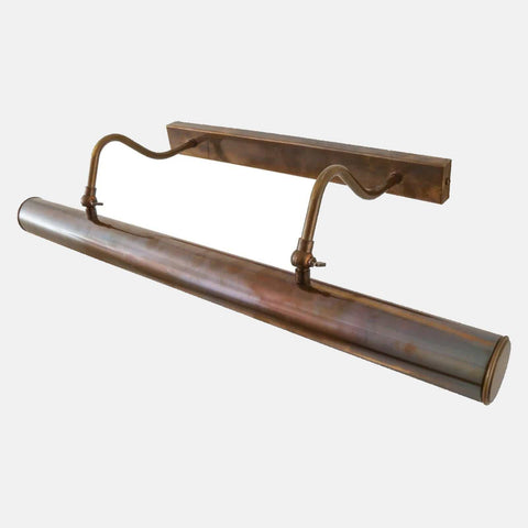 Dublin Picture Light 60.5cm solid brass wall-mounted light for artwork illumination with sleek glare-reducing shade