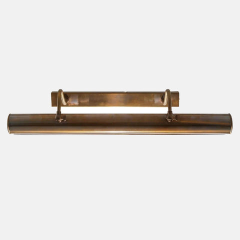 Dublin Picture Light 60.5cm solid brass wall-mounted picture light with glare-reducing shade for artwork illumination