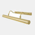 Dublin Picture Light 60.5cm solid brass wall-mounted picture light with glare-reducing shade for highlighting artwork