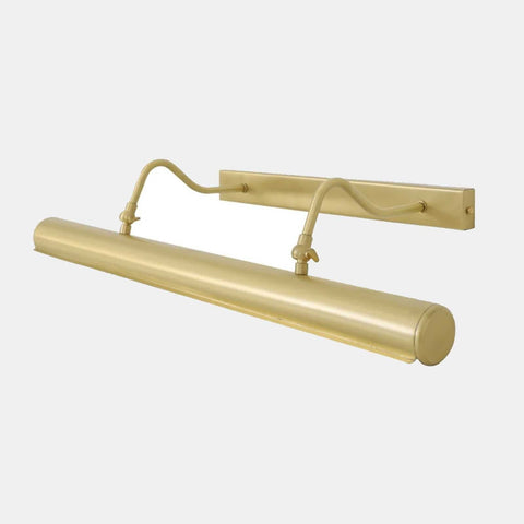 Dublin Picture Light 60.5cm solid brass wall-mounted picture light with glare-reducing shade for highlighting artwork