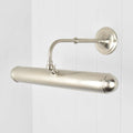 Dulwich Picture Light handcrafted adjustable wall lamp in brushed metal for art illumination and elegant home décor