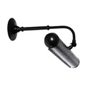 Dulwich Picture Light handcrafted adjustable wall lamp for illuminating artwork with a sleek black finish