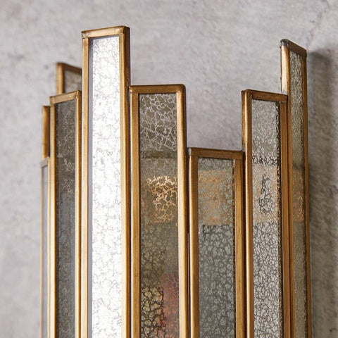 Pooky Tall Melville Vintage Glass Wall Light