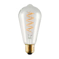 LED E27 Rhia Squirrel Cage dimmable 3.2W vintage-style bulb with spiral filament and warm 2200K glow